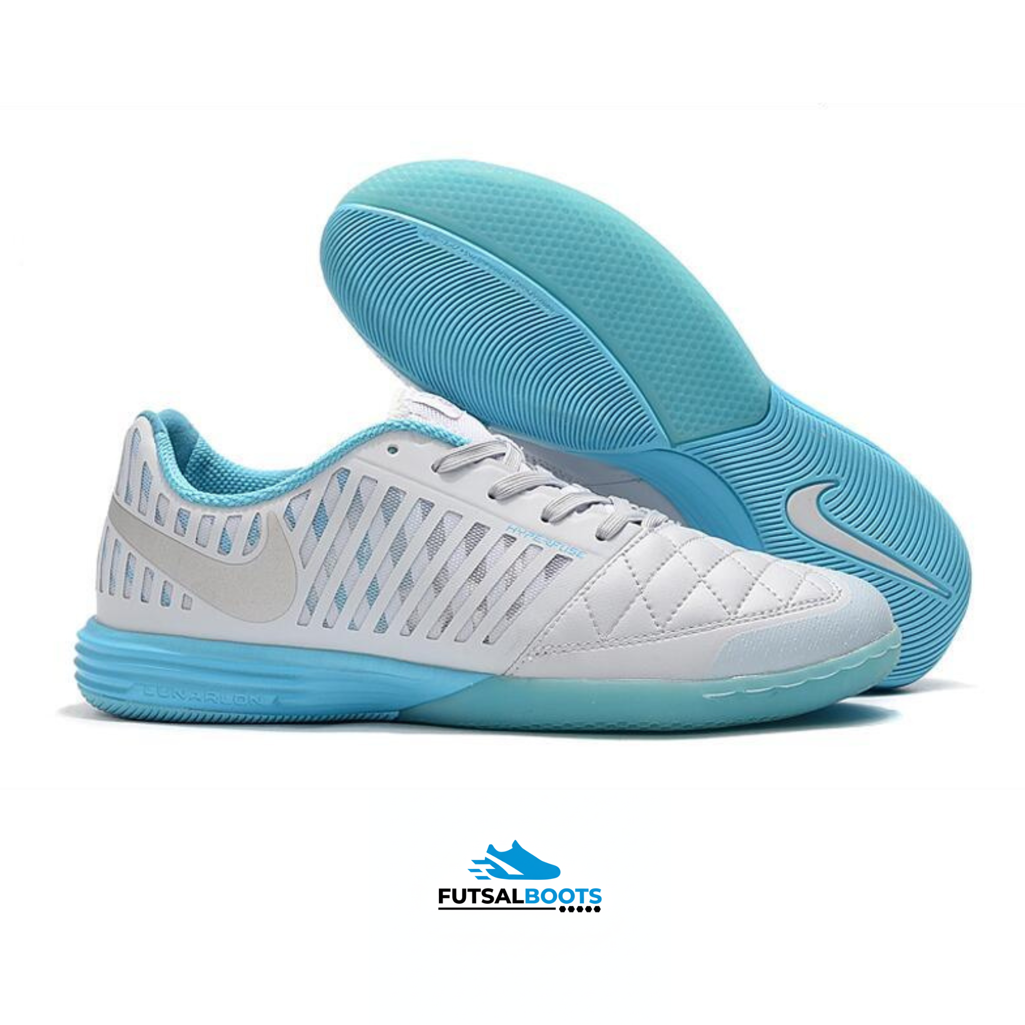 Lunar Gato - White Clean / Blue Edge